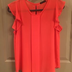 Jella Couture coral shirt